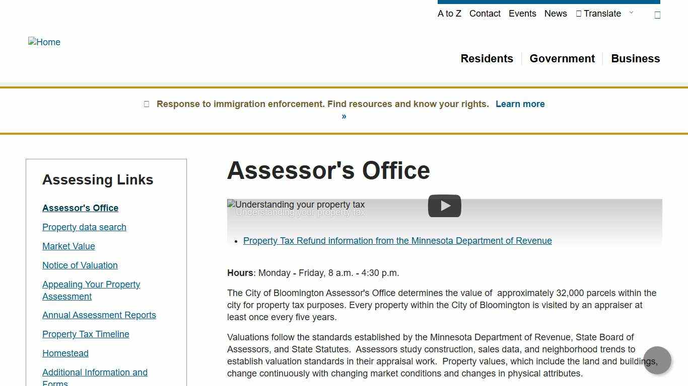 Assessor's Office City of Bloomington MN